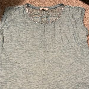 Tribal Jeans Teal Top